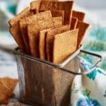 Lentil Protein Crackers (3 Ingredients, Easy and Crispy) Recipe
