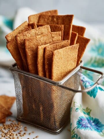 Lentil Protein Crackers (3 Ingredients, Easy and Crispy) Recipe