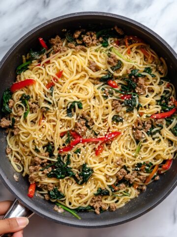 Korean Beef Noodle Bowls with Sticky Sesame Sauce Recipe