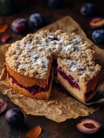 Gluten-Free Plum Cake with Streusel Topping Recipe