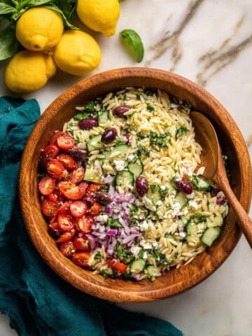 Greek Orzo Salad Recipe