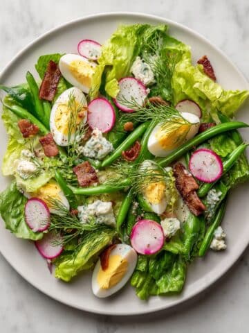 Spring Cobb Salad with Creamy Herb Dressing Recipe
