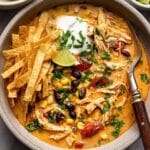 Creamy Chicken Tortilla Soup Recipe