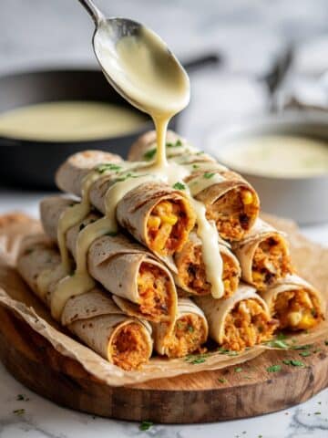 Baked or Air-Fried Chickpea Taquitos Recipe