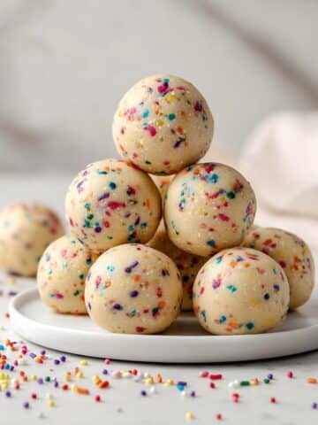 Birthday Cake Protein Balls Recipe