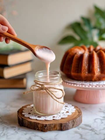 Fresh Strawberry Glaze (Icing) for Cakes Recipe