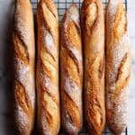 Crusty French Baguettes: No Starter Necessary Recipe