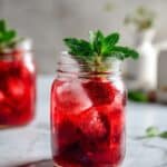 Raspberry Hibiscus Iced Tea Recipe