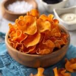 Healthy Sweet Potato Chips Made in a Dehydrator Recipe