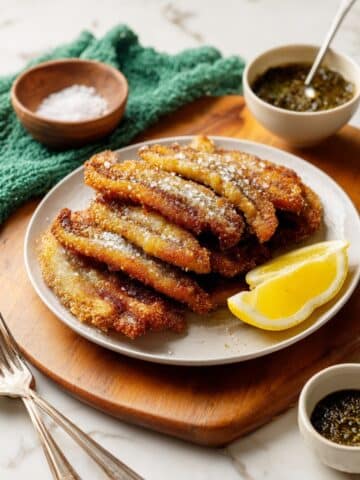 Crispy Fried Sardines with Lemon and Herbs Recipe