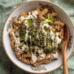 Vegan Broccoli Caesar Pasta Salad Recipe
