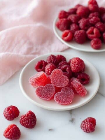 Homemade Raspberry Pectin Gummies Recipe