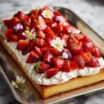 Sheet Pan Strawberry Shortcake Recipe