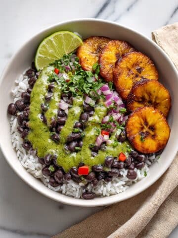 Chipotle Lime Black Bean Bowls Recipe