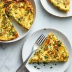 Spanish Zucchini and Leek Tortilla with Manchego Cheese Recipe