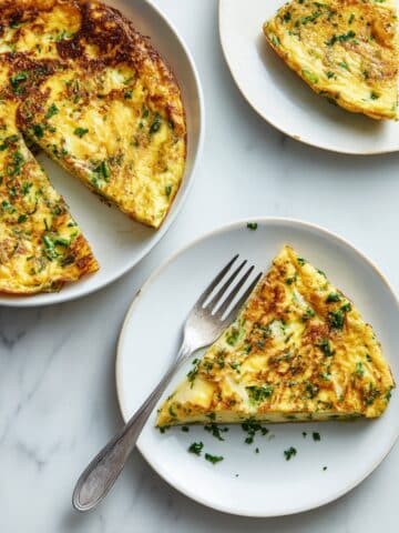 Spanish Zucchini and Leek Tortilla with Manchego Cheese Recipe