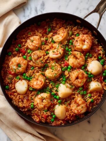 Spanish Seafood Paella Recipe