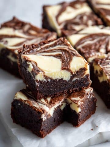 Gluten Free & Keto Cheesecake Brownies Recipe