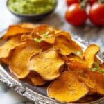 Butternut Squash Chips with Herbs and Spices Recipe