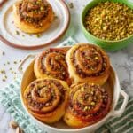Pistachio Honey Cinnamon Rolls Recipe