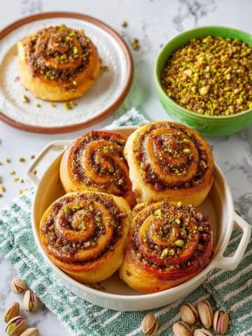 Pistachio Honey Cinnamon Rolls Recipe