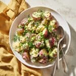 Red Potato Salad with Fresh Herbs and Tangy Mustard Dressing Recipe
