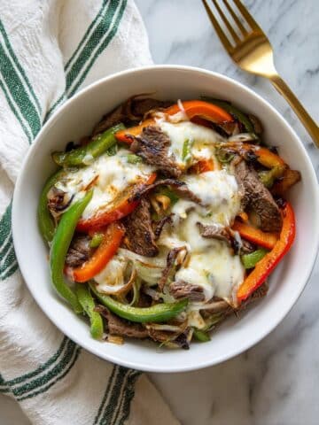 Philly Cheesesteak Bowls Recipe