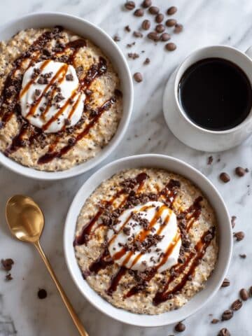 Coffee Overnight Oats with Date Caramel Recipe