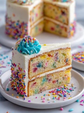 Funfetti Ice Cream Birthday Cake Recipe