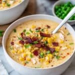 Creamy Chicken and Corn Chowder with Bacon Recipe