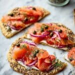 Smoked Salmon Breakfast Flatbread Recipe