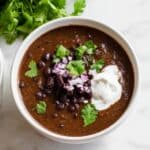 Cuban Black Bean Soup (Sopa de Frijol Negro) Recipe