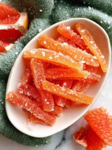 Homemade Candied Grapefruit Slices Recipe