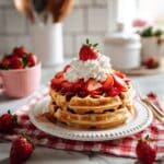 Strawberry Vanilla Waffles Recipe