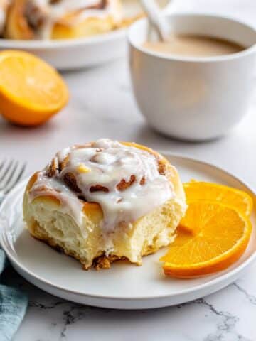 Orange Cinnamon Rolls with Orange Cream Cheese Glaze Recipe