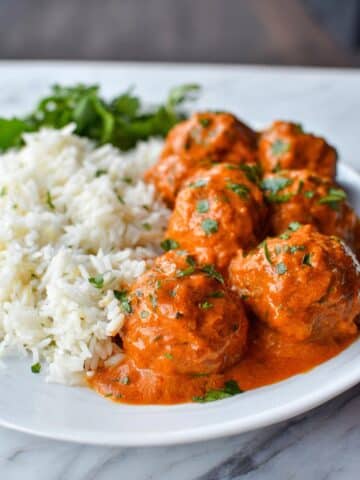 Tikka Masala Meatballs Recipe
