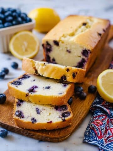 Lemon Blueberry Pound Cake Recipe