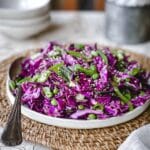 Hoisin Snap Pea & Red Cabbage Slaw Recipe