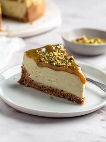 Pistachio Cheesecake with Pistachio Topping Recipe