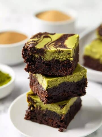 Fudgy Matcha Brownies Recipe
