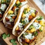 Blackened Tilapia Fish Tacos with Pineapple Salsa Recipe