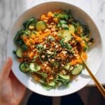 Crispy Rice Salad with Cucumbers and Herbs Recipe