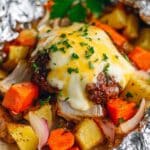 Hamburger Hobo Dinner Foil Packets Recipe