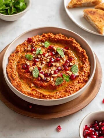 Muhammara (Roasted Red Pepper and Walnut Dip) Recipe