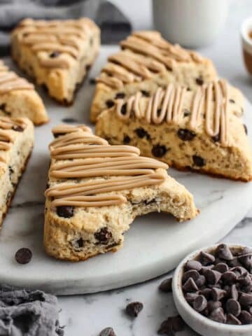 Peanut Butter Chocolate Chip Scones Recipe