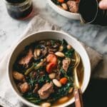 Slow Cooker Lamb Stew with Vegetables, Beans, and Beer Recipe