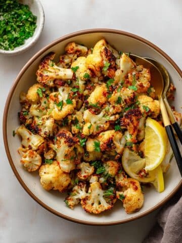 Best Roasted Cauliflower with Garlic Recipe