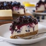 Instant Pot Lemon Blueberry Cheesecake Recipe