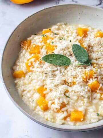 Butternut Squash Risotto with Rosemary and Sage Recipe