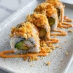 Crunchy Shrimp Tempura Sushi Roll with Spicy Mayo and Toasted Panko Recipe
